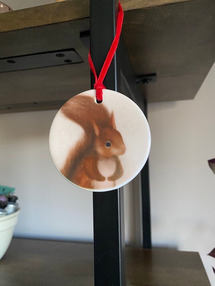 Woodland Animals Ceramic Hanging decorations (single)