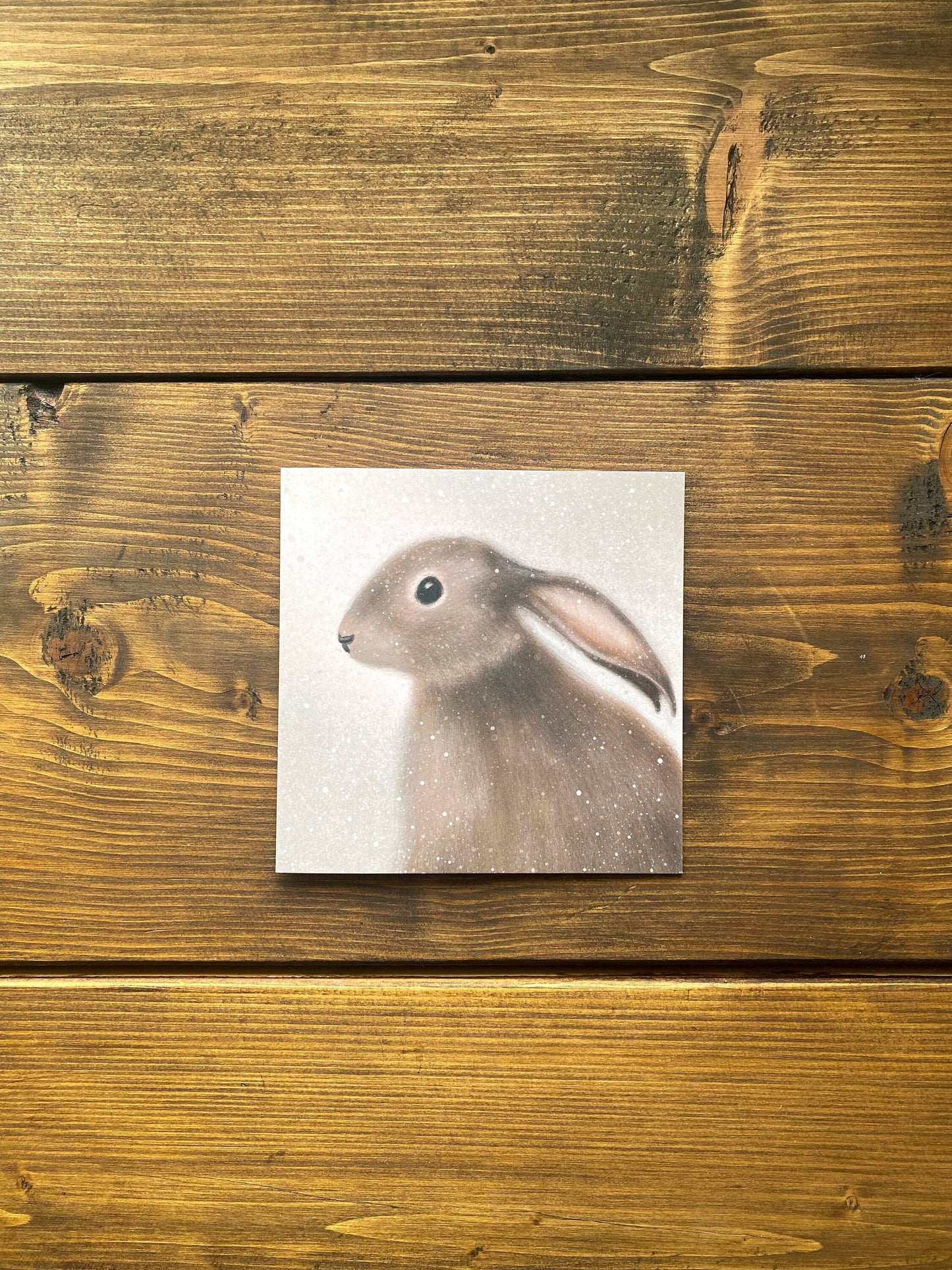 Winter Hare Greeting Card