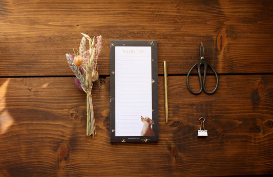 Fox & Moths Design To Do List Pad