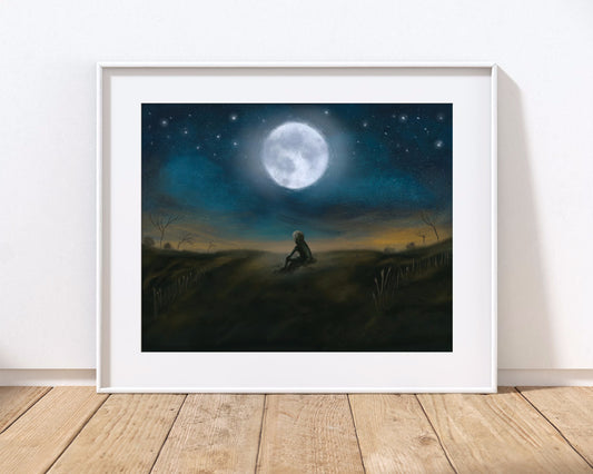 Cold Moon Print with 14" x 11" Mount (Unframed)