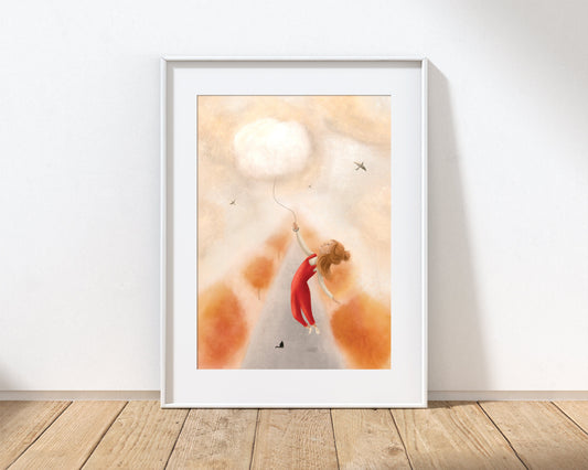 Daydream Print with 16" x 12" Mount  (Unframed)