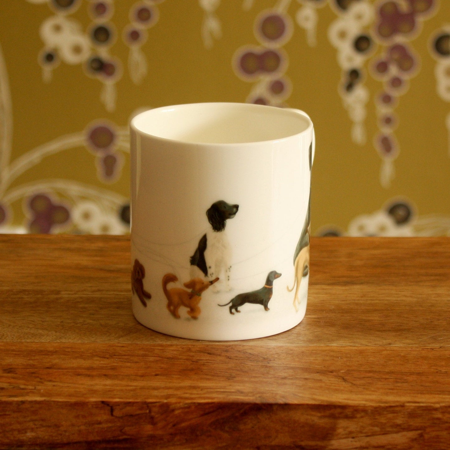 Dogs mug, bone china mug (double sided), dog lover gift, new home, gift