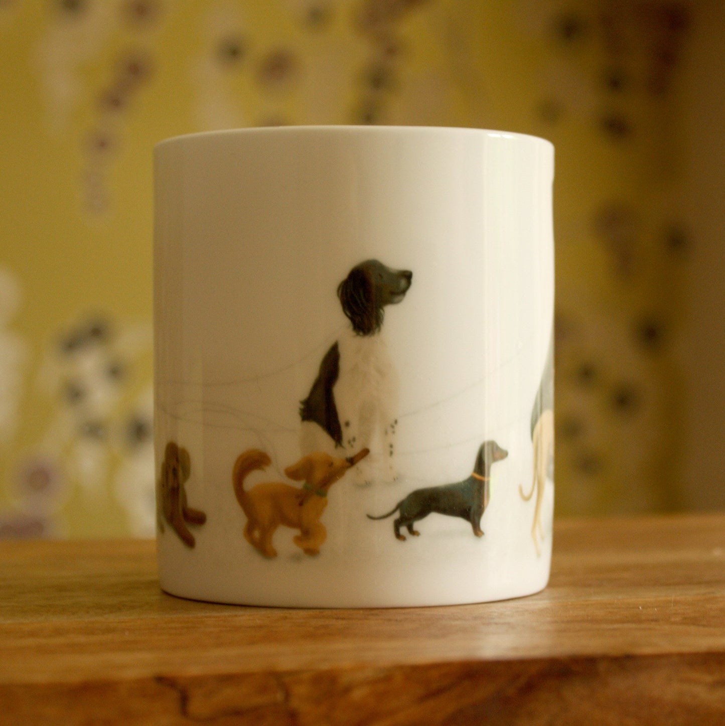Dogs mug, bone china mug (double sided), dog lover gift, new home, gift