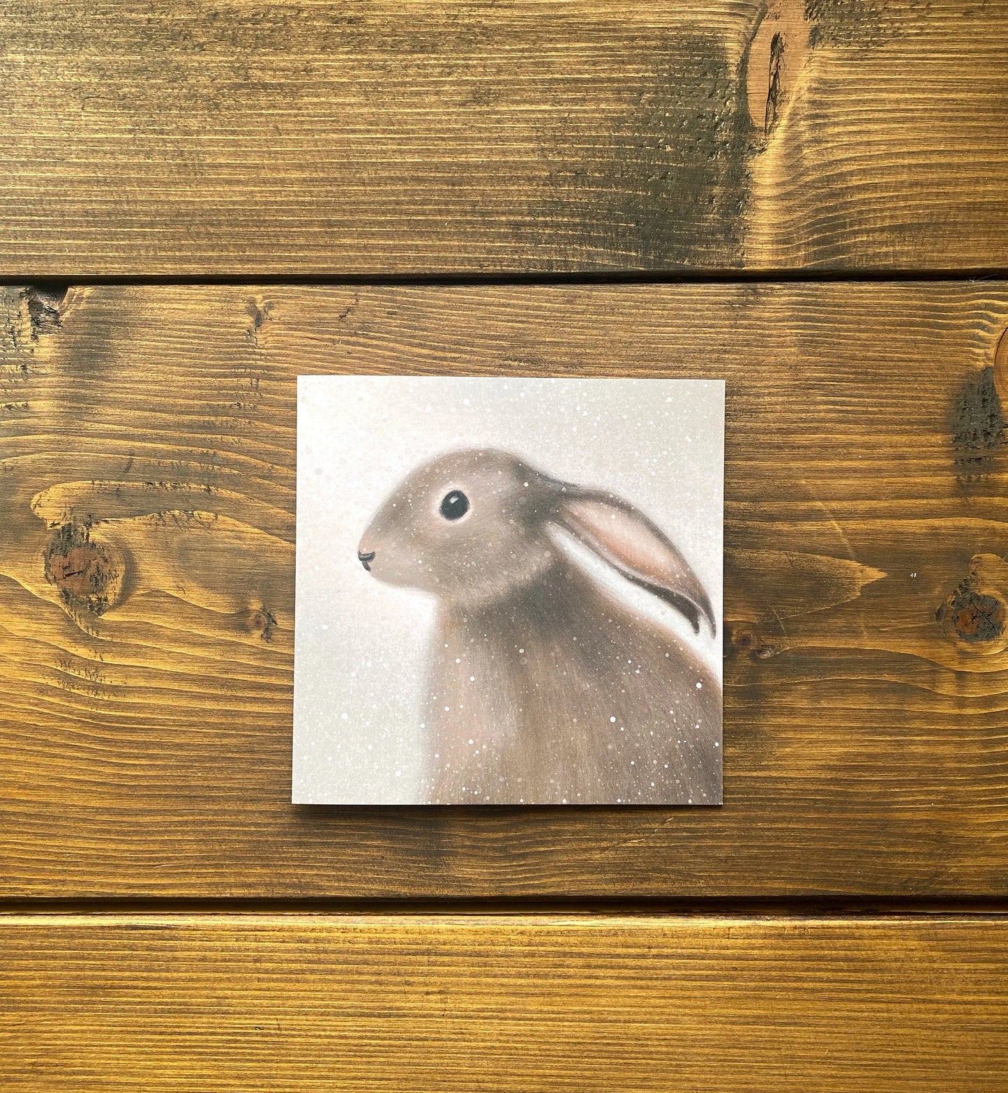 Pack of Four Woodland Animal Winter Greeting Cards